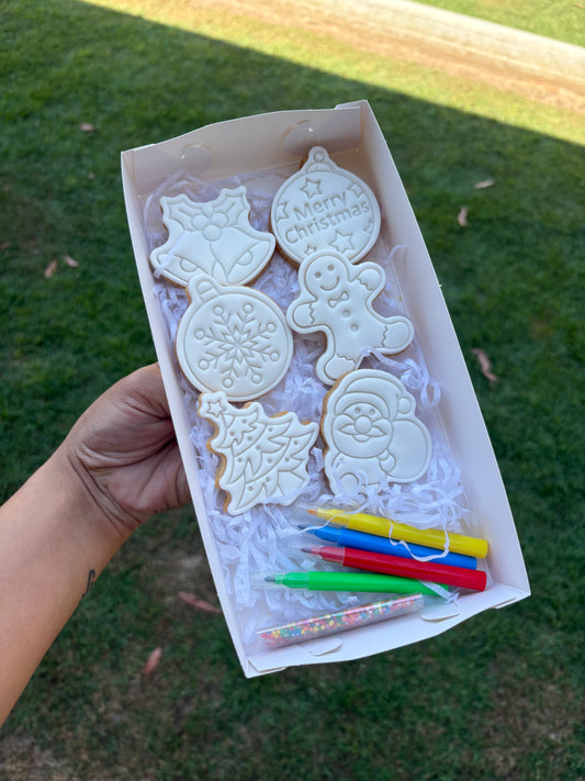 Christmas Cookie Box - Paint Your Cookies Sets