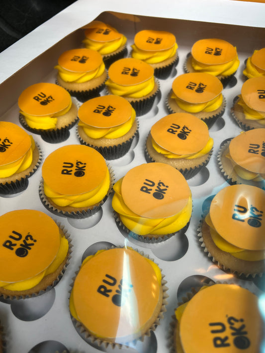 R U OK Day Cupcake Box